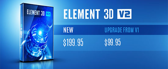 News Video Copilot Element 3D V2 price